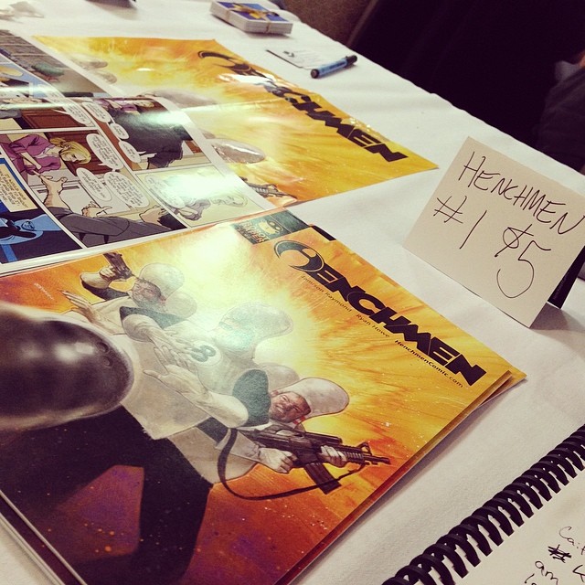 Selling @henchmencomic today.